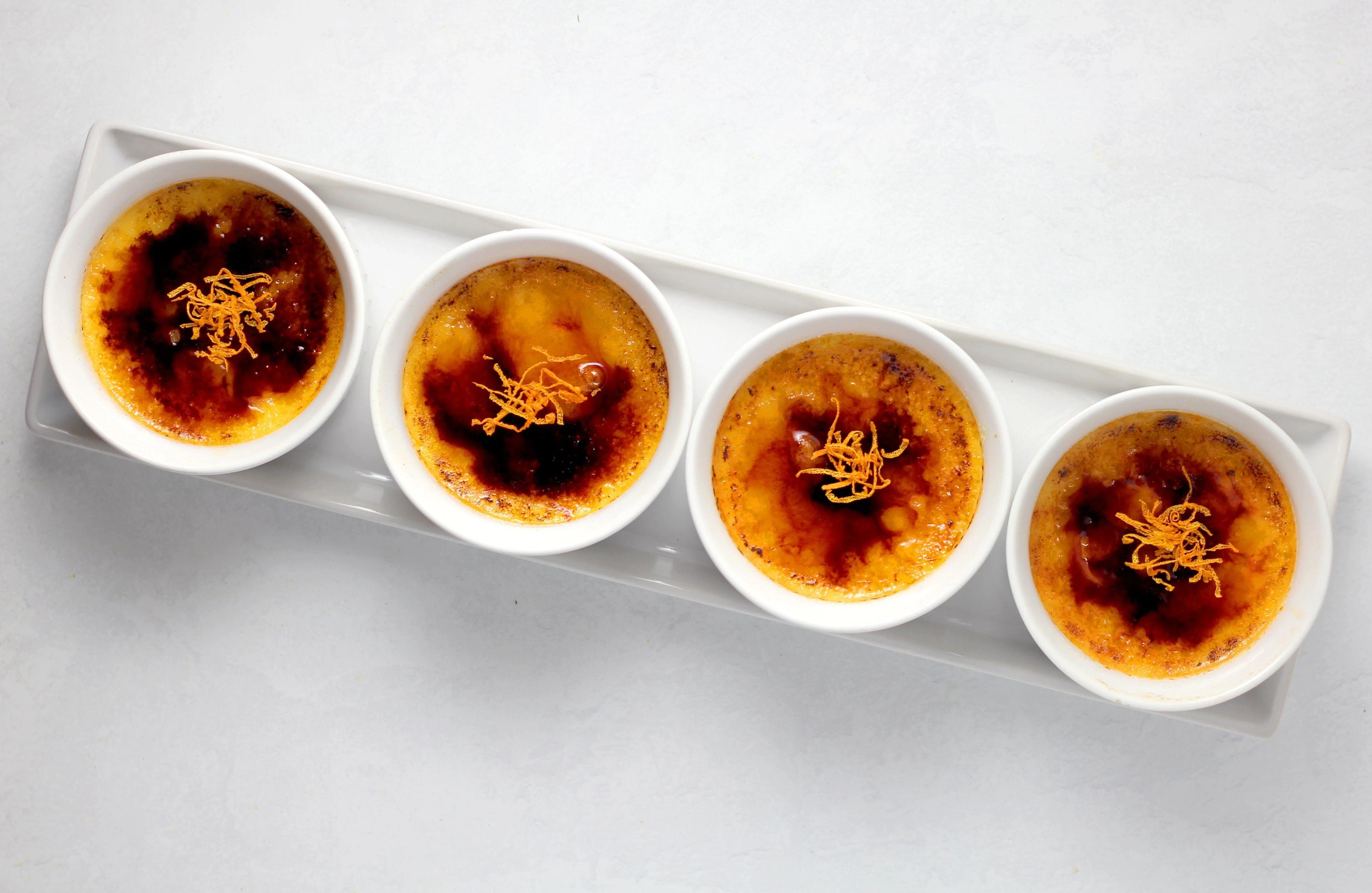 Saffron Crème Brûlée, a France dish