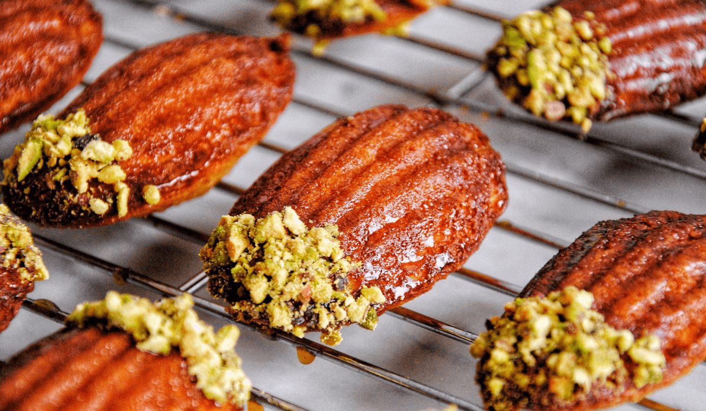Saffron Madeleines, a France dish