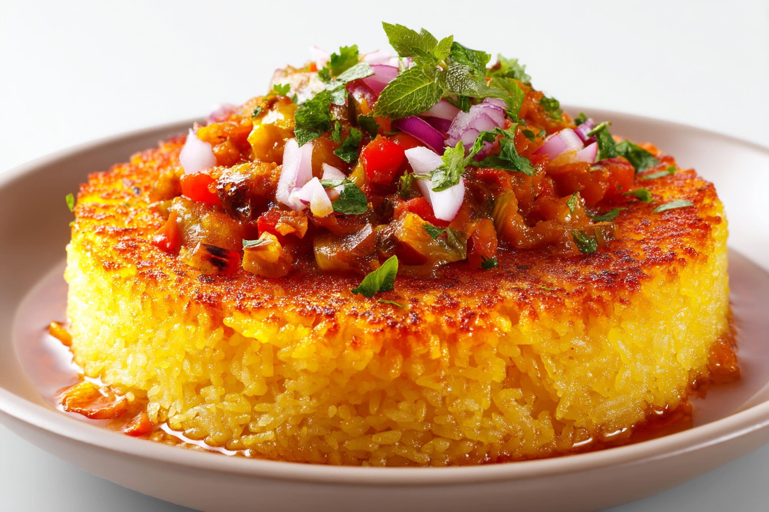 Tahdig, a Iran dish